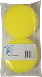 CAPTAIN'S CHOICE ICM-3F-4 WAX APPLICATOR 4" ROUND 4-BG