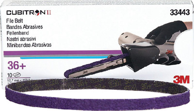 3M 33446 CUBITRONII FILEBELT1/2"X18"80+