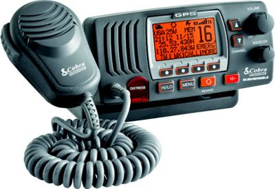 COBRA MARINE MR F77B GPS VHF RADIO GPS  BLK