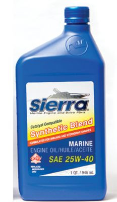 SIERRA 18-9440CAT-2 OIL 25W40 FCW CAT SYN BLEND QT