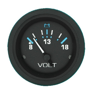 SIERRA 68408P ECLIPSE 2" 12V VOLTMETER 8-18