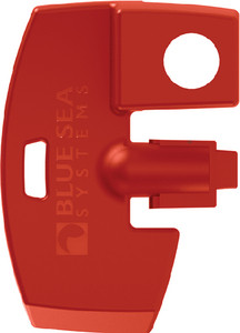BLUE SEA SYSTEMS 7903 SWITCH BATTERY M KEY LOCK RED