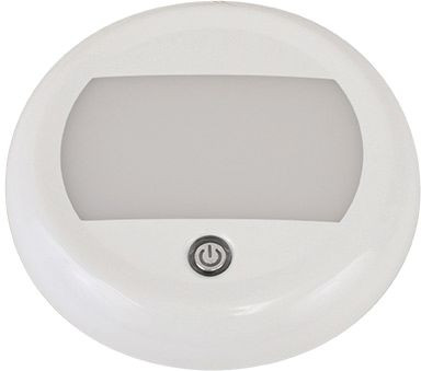 SCANDVIK 41323P DOME LIGHT 5  ROUND W SWITCH