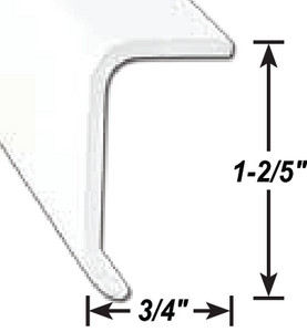 A P PRODUCTS 021-86102-16 LONG LEG TRIM BLK 16' @5