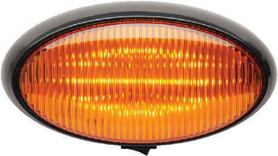 SEACHOICE 1189 LED PORCH LIGHT OVAL BLK AMBER
