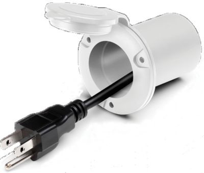 PRO MARINER 51310 UNIVERAL AC PLUG HOLDER+ WHITE