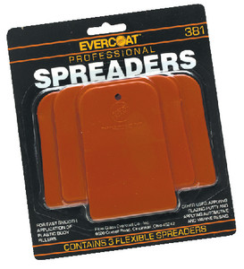 EVERCOAT 1100381 PLASTIC SPREADER KIT (3/CD)