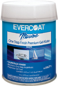 EVERCOAT 105670 ONE STEP FINISH GELKOTE WHT PT