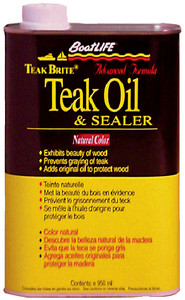 BOAT LIFE 1088 TEAK BRIGHT TEAK OIL-QT.