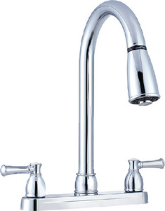 DURA FAUCET DF-PK350L-CP KITCHEN FAUCET CHROME POLISH