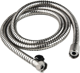 DURA FAUCET DF-SA200-CP RV SHOWER HOSE 60  SS CHROME