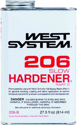 WEST SYSTEMS 206-C SLOW HARDENER - .94 GALLON