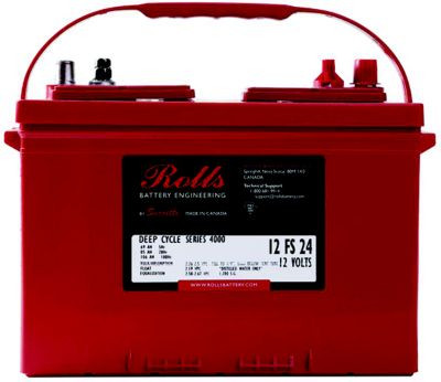 MIDSTATE BATTERY  12FS24 ROLLS BATTERY 12V 85 AH G24