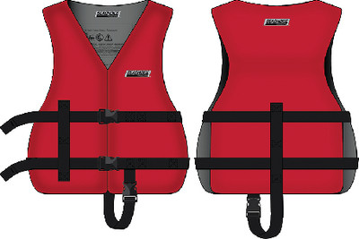 BODY GLOVE VESTS 85433 RED CHILD VEST