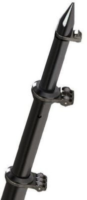 TACO METALS OT-0318HD-BKA DLX 18 AL OUT RIG SLV/BLK