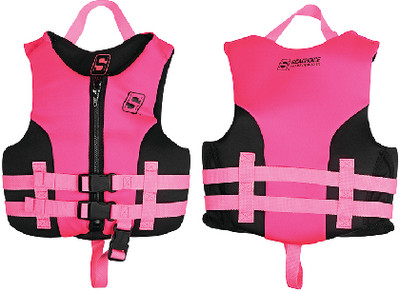 BODY GLOVE VESTS 85111 EVO VEST PINK/BLK CHILD