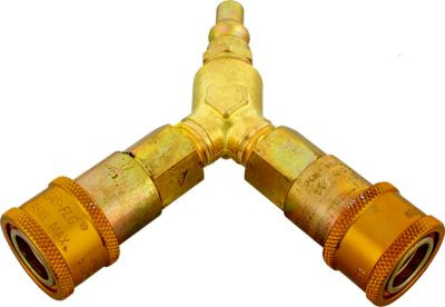 JR PRODUCTS 07-31705 1/4  Y SPLITTER QUICK CONNECT