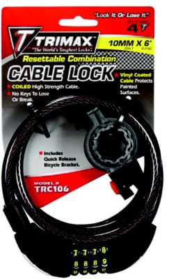 TRIMAX LOCKS TRC106 COMBINTION W/BRKT 72  X 10MM