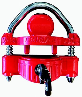 TRIMAX LOCKS UMAX25D 1/2 STEEL SHACKLE DUAL UNV