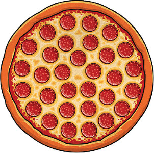 BMBT-0001 GIGANTIC PIZZA BEACH BLANKET @