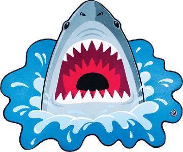 BMBT-0016 SHARK BEACH BLANKET @4