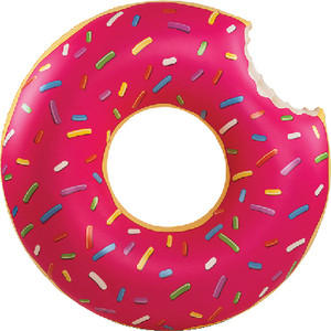 BMPF-0003 GIANT PINK DONUT POOL FLOAT @4