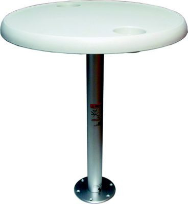 SPRINGFIELD MARINE 1690202 TABLE PACKAGE,ROUND,STOWABLE