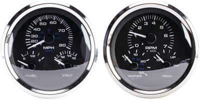 SIERRA 20000P PREM SS MULTI GAUGE KIT MM YAM