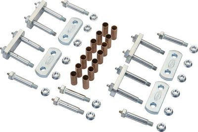 MOR/RYDE INTERNATIONAL INC UO12-016 HD TANDEM SHACKLE KIT 2.25IN