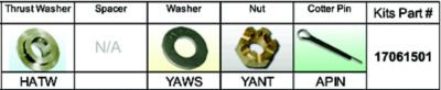 SOLAS TAIWAN 17061501 KIT HARDWARE HONDA HA-PKT