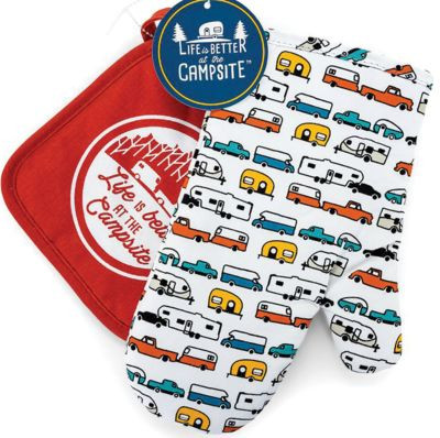 CAMCO RV 53259 RV OVEN MITT   RED POT HOLDER