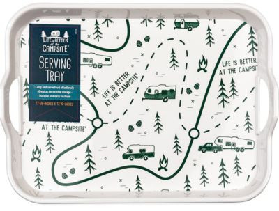 CAMCO RV 53488 MELAMINE TRAY MAP DESIGN