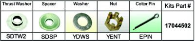 SOLAS TAIWAN 17044502 KIT HARDWARE SUZUKI SD-PKT-2