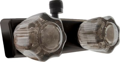 DURA FAUCET DF-SA100S-BK SHWR FAUCT SMKD ACRY KNOBS BLK