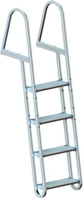 DOCK EDGE DE2154F DL, 4 STEP, STAND OFF, ALUM