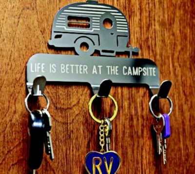 CAMCO RV 53368 LIBATC 3-HOOK KEY HANGER