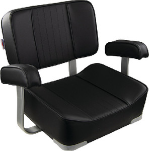 SPRINGFIELD MARINE 1040009 DELUXE CAPTAIN'S CHAIR-BLACK