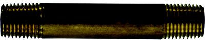 BRASS FITTINGS 40-030 1/4 X 6 BRS NIPPLE