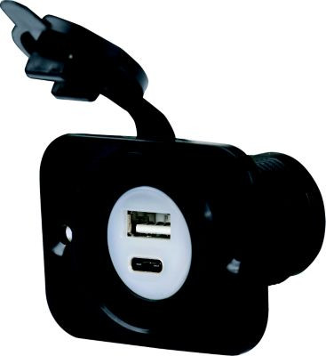 MARINCO 12VDUSBAC DUAL USB-A/C CHARGER 12-24V