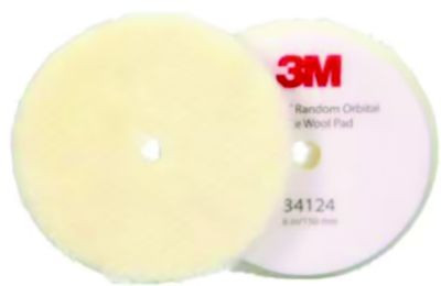 3M 7100276846 WOOL COMPNDPAD COARSE  WH 6 IN