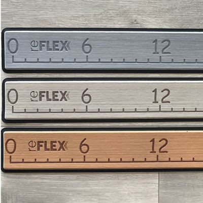 SYNTEC INDUSTRIES RULER-GRBL-PS RULER GRY/BLK 38 X3.75