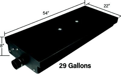 H866001DS 30 GAL RV WATER TANK END DISCH