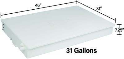 W1315001DS 31 GAL RV FRESH WATER TANK