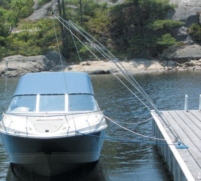 DOCK EDGE DE3200F WHIP 8' LINE 2500LB PREM