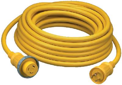 HUBBELL HBL61CM03 MARINE CABLE  25 30A 125V  YL