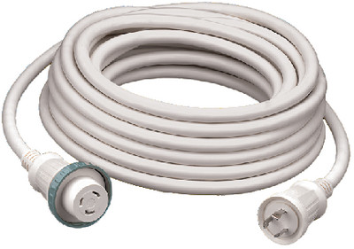 HUBBELL HBL61CM03W MARINE CABLE  25  30A 125V  WH