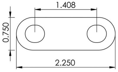 SEACHOICE 33621 BOW EYE - 3/8" X 4" - 304SS