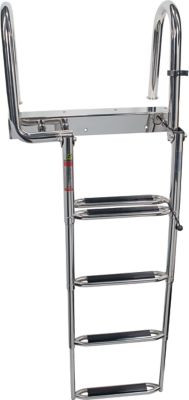 SEACHOICE 71308 LADDER 4STEP TOP MOUNT SS