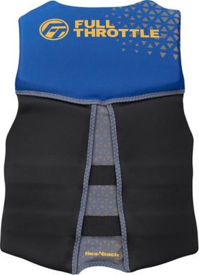 FULL THROTTLE 142500-500-060-26 2XL FLEX BACK RAPID DRY BLUE