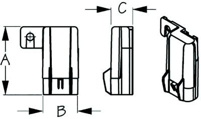 SEA-DOG LINE 425390-1 CLEAR WATER RESISTANT FUSE CVR